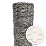 Acorn International Galvanized Steel Chicken Wire Fencing - 150ft x 3ft