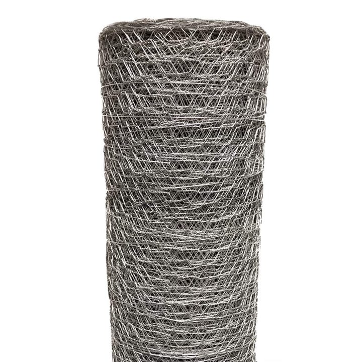 Acorn International Galvanized Poultry Netting 50ft x 4ft - 20-Gauge Steel