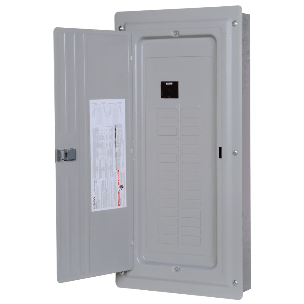Siemens SN 150-Amp 30-space load center - front view