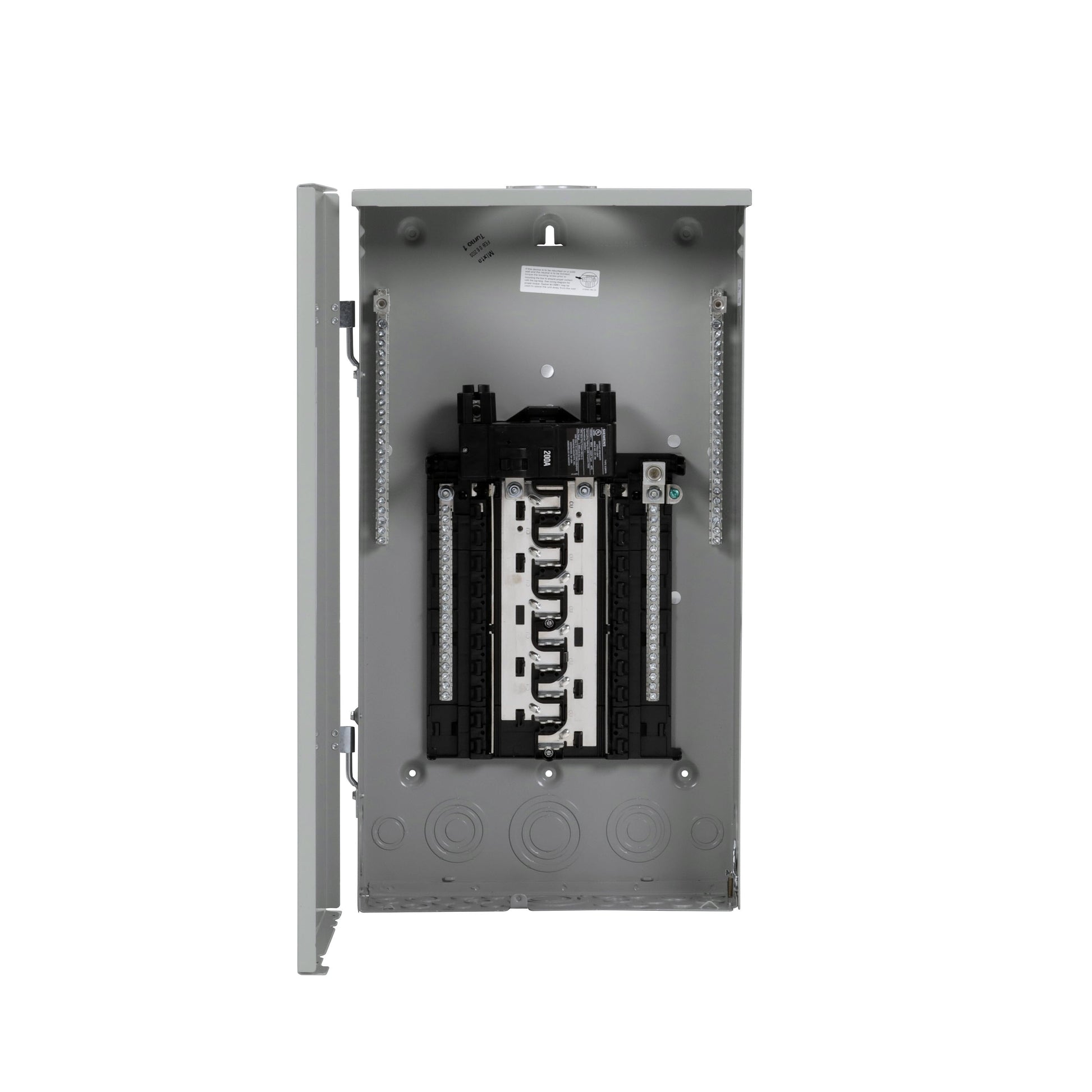 Siemens SN 200-Amp 20-space load center - front view