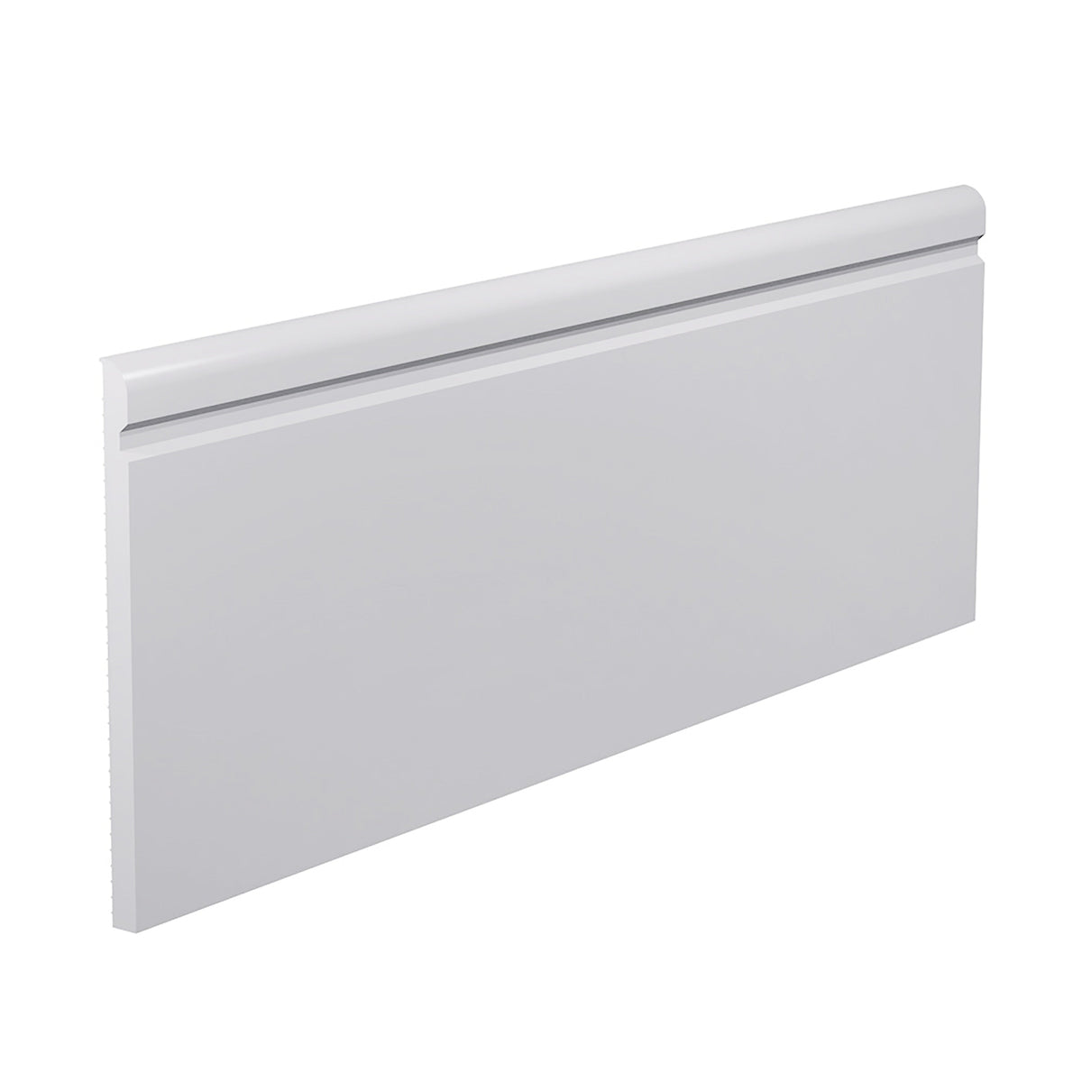 Flexco Captivate Base Sculpture Arctic White 0.25-in T x 4.25-in W x 96-in L Vinyl Wall Base