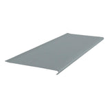 Flexco Vinyl Stair Tread, 72-in L x 12.25-in W, Medium Gray