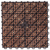 VIFAH 11-in W x 11-in L x 1-in T Vinyl/Plastic Gym Floor Tile (9-sq ft) (10-Pack)