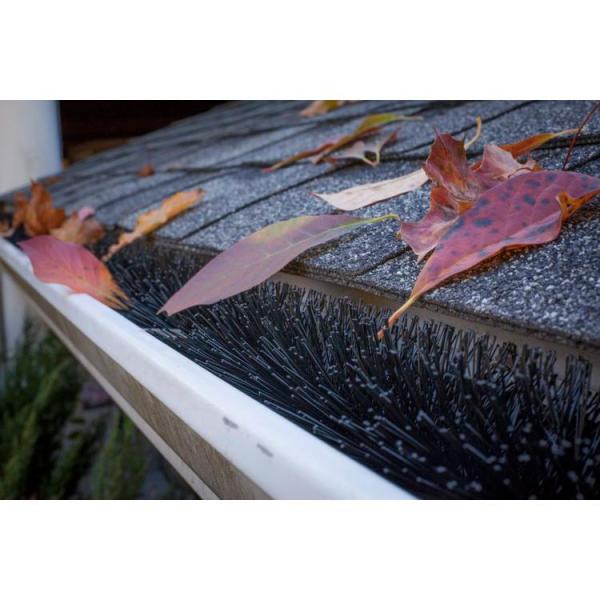 Oversize 6 in. - 12 ft. Pack Max-Flow Filter Brush Gutter Guard - Super Arbor