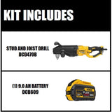 FLEXVOLT 60-Volt MAX Lithium-Ion Cordless 1/2 in. Stud and Joist Drill (Tool-Only) with FLEXVOLT Li-Ion Battery Pack - Super Arbor
