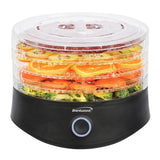 5-Tray Black Food Dehydrator with Auto Shutoff