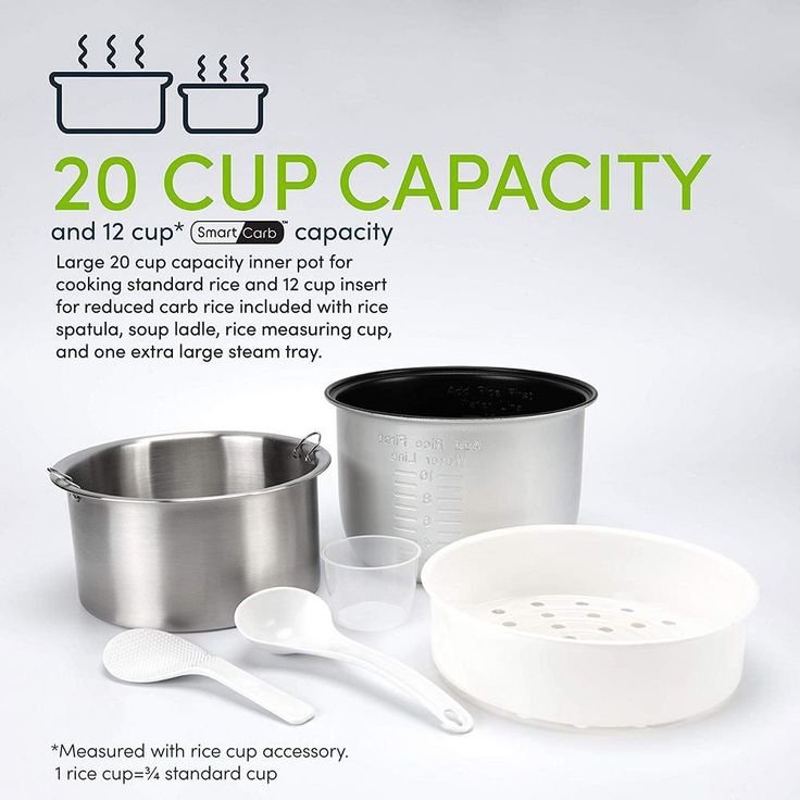 20-Cup Stainless Steel Rice Cooker