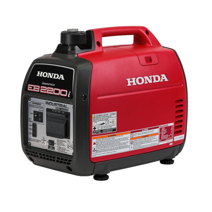 Honda 2,200-Watt Super Quiet Recoil Start Gasoline Powered Industrial Portable Inverter Generator with GFCI Protection