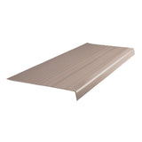 Flexco Vinyl Stair Tread, 72-in, Dark Beige – Ribbed Safety Surface