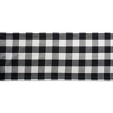 Black Buffalo Check Cotton Table Runner