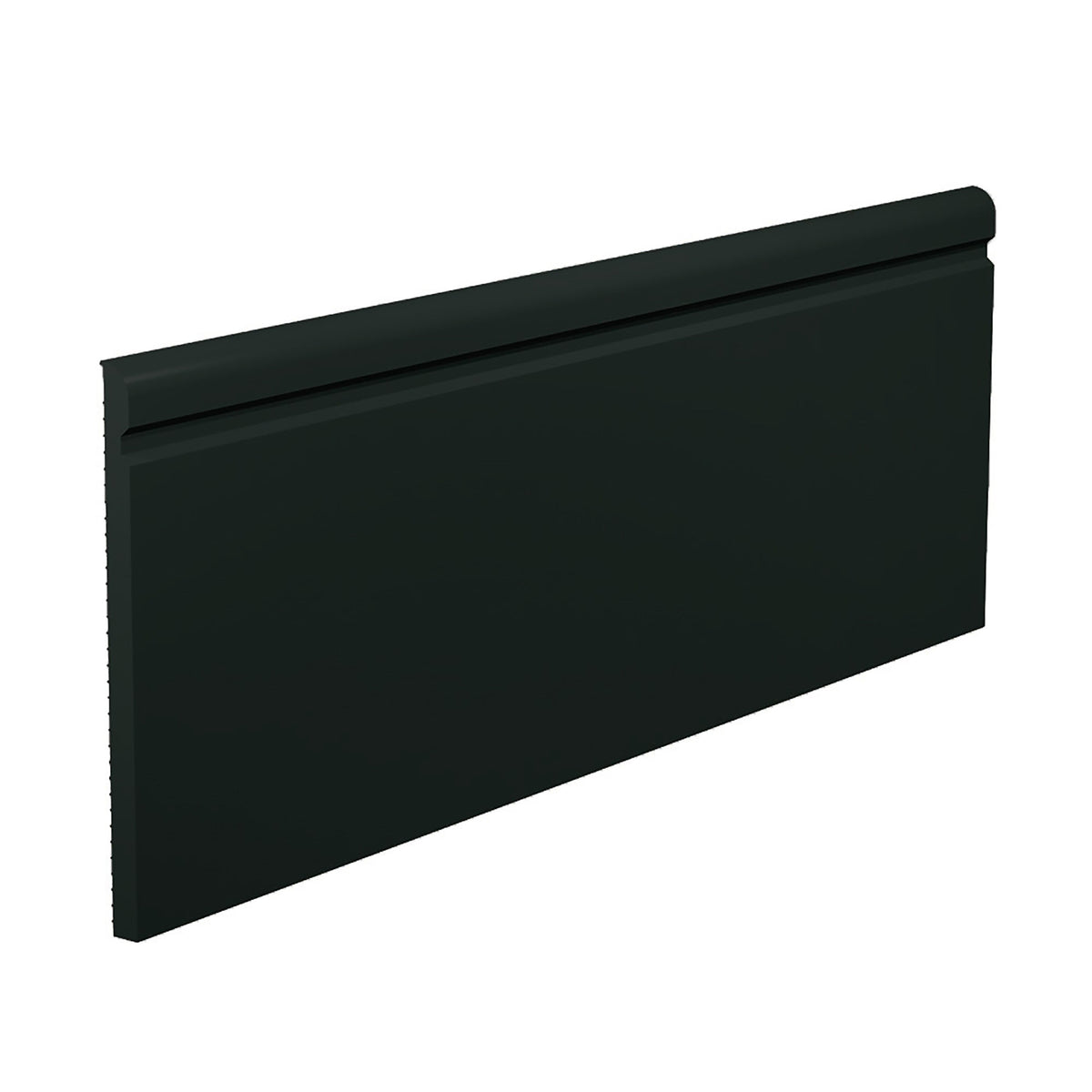 Flexco Captivate Base Sculpture Black Dahlia 0.25-in T x 4.25-in W x 96-in L Vinyl Wall Base
