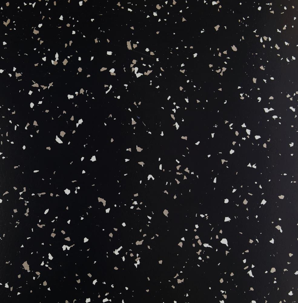 Flexco Galaxy Black Speckle 12-in W x 12-in L Glue Down Vinyl Tile Flooring (1-sq ft/ Piece)