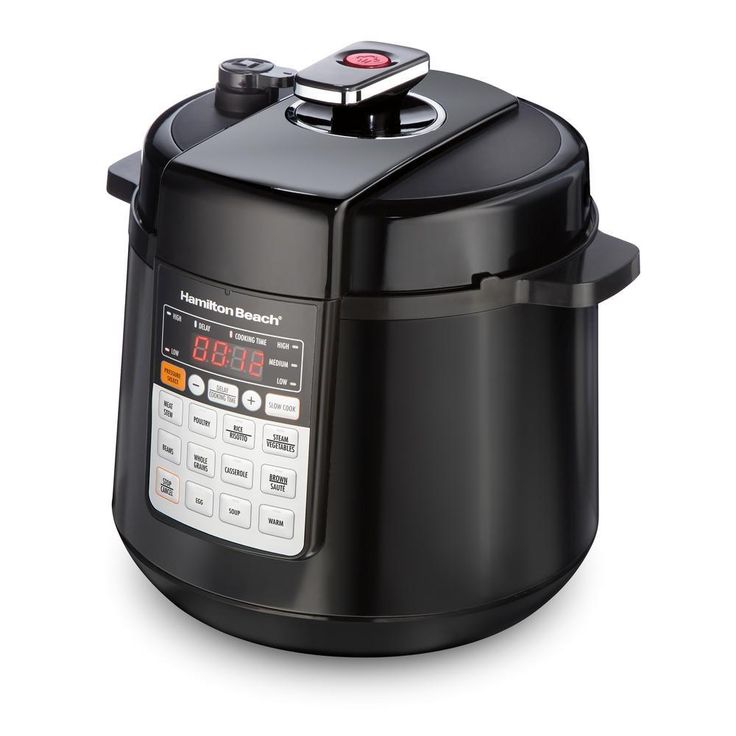 Multi-Function 6 Qt. Black Electric Pressure Cooker