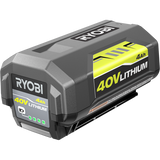 RYOBI 125 MPH 550 CFM 40-Volt Lithium-Ion Brushless Cordless Jet Fan Leaf Blower Kit with 4.0Ah Battery and Charger