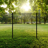 Ironcraft Euro 2-in W Black Powder-coat Steel Decorative Metal Security Universal Fence Post