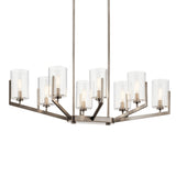 Kichler Nye 8-Light Pewter Transitional Chandelier