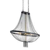 Kichler Alexia 6-Light Black Traditional Beaded Chandelier