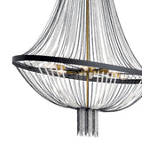 Kichler Alexia 6-Light Black Traditional Beaded Chandelier