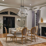 Kichler Alexia 6-Light Black Traditional Beaded Chandelier