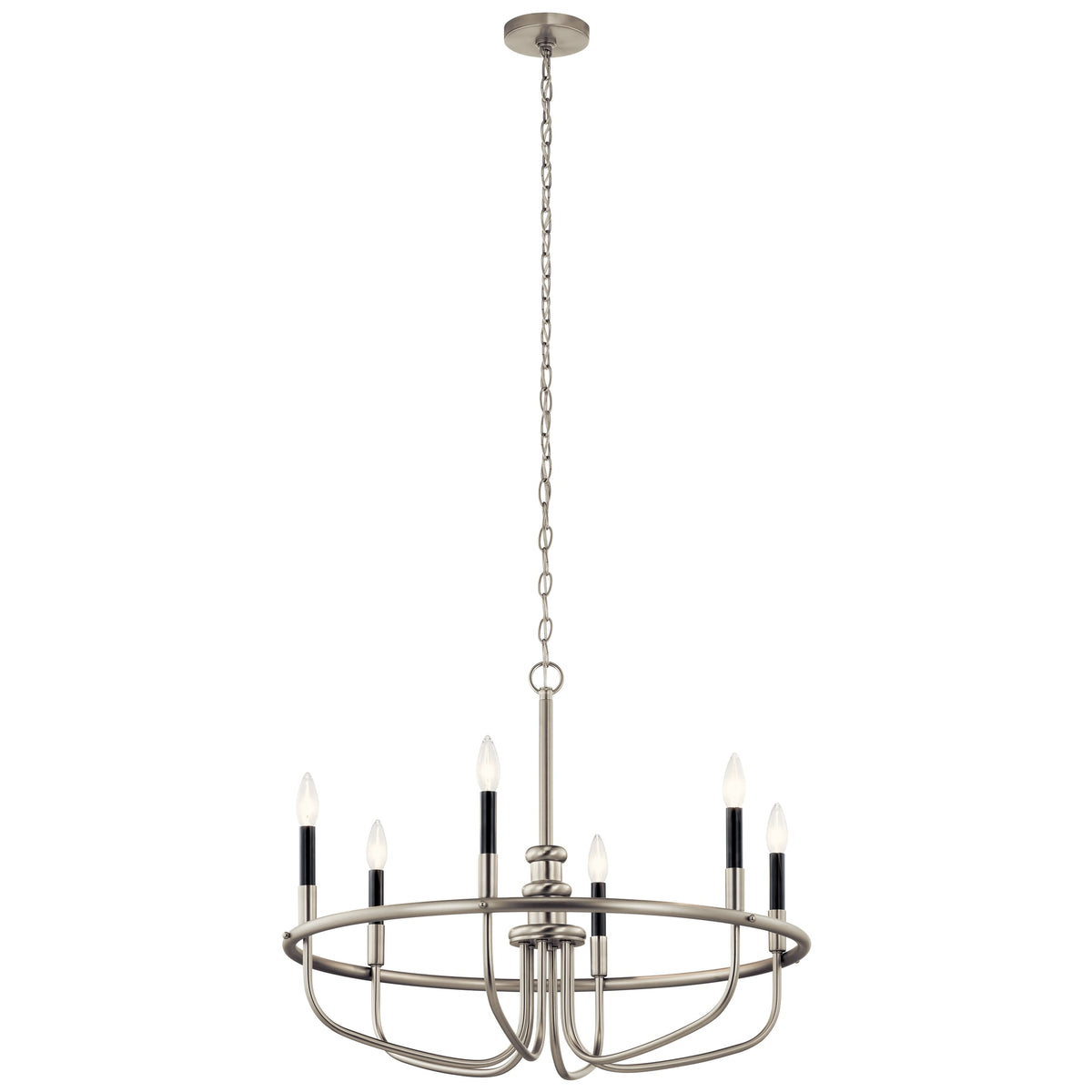 Kichler Capitol Hill 6-Light Brushed Nickel Traditional Chandelier