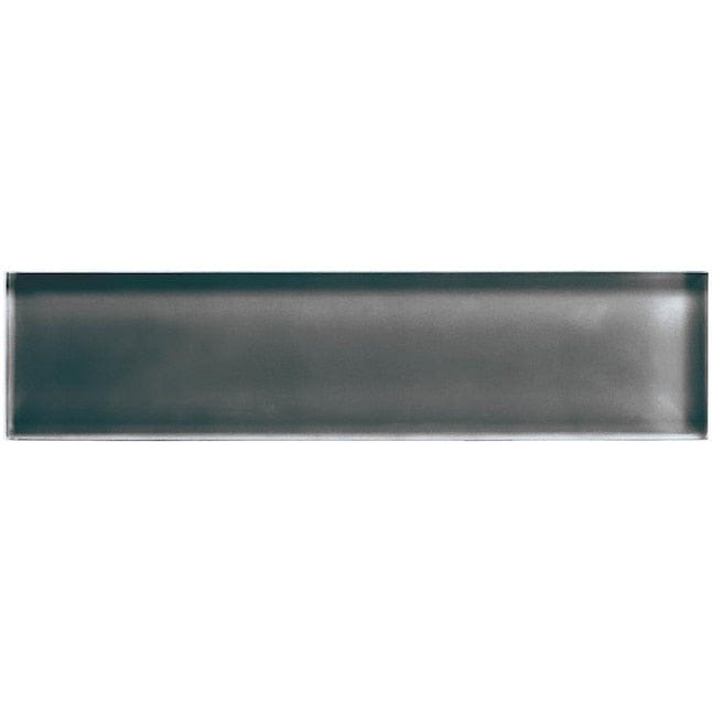 American Olean Color Appeal Charcoal Gray 2-in x 8-in Unglazed Glass Subway Wall Tile (6.6-sq. ft/ Carton)