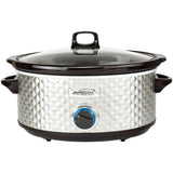 Diamond 7 Qt. Copper Slow Cooker with Tempered Glass Lid