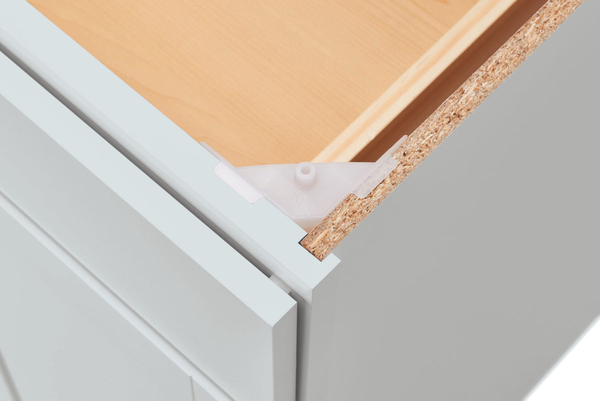 Diamond NOW Arcadia 30-in W x 35-in H x 23.75-in D White 1-Drawer Base Fully Assembled Cabinet (Recessed Panel Shaker Style)
