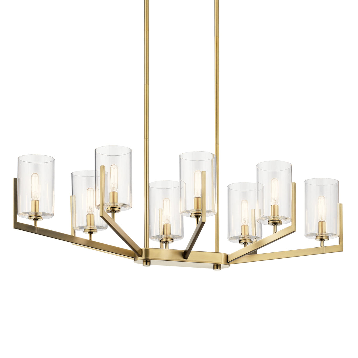 Kichler Nye 8-Light Brushed Transitional Chandelier
