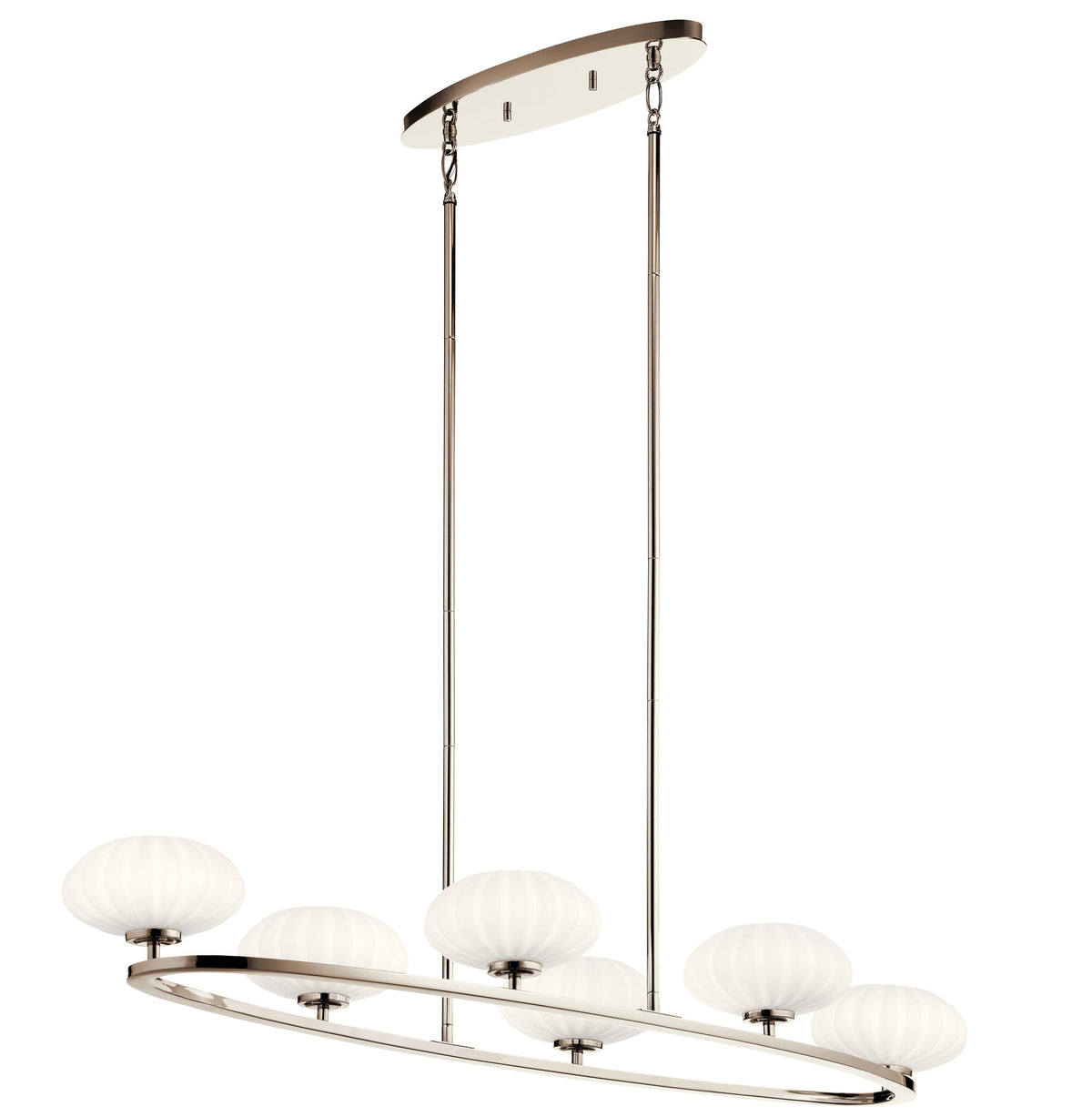 Kichler Pim 6-Light Polished Nickel Modern/Contemporary Chandelier
