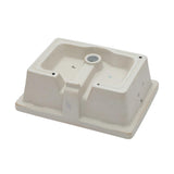 20 in. Undermount Rectangular Porcelain Ceramic Bathroom Sink in White with Overflow Drain - Super Arbor