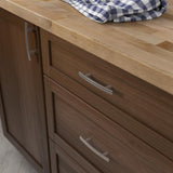Essentials Subtle Arch 3 in. (76mm) Center-to-Center Satin Nickel Drawer Pull (10-Pack) - Super Arbor