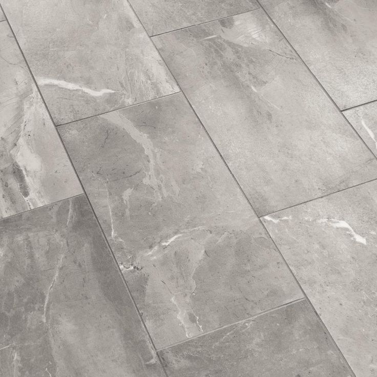 Mohawk ForeverStyle Gray Marble 12-in x 24-in Lappato Porcelain Marble Look Floor Tile