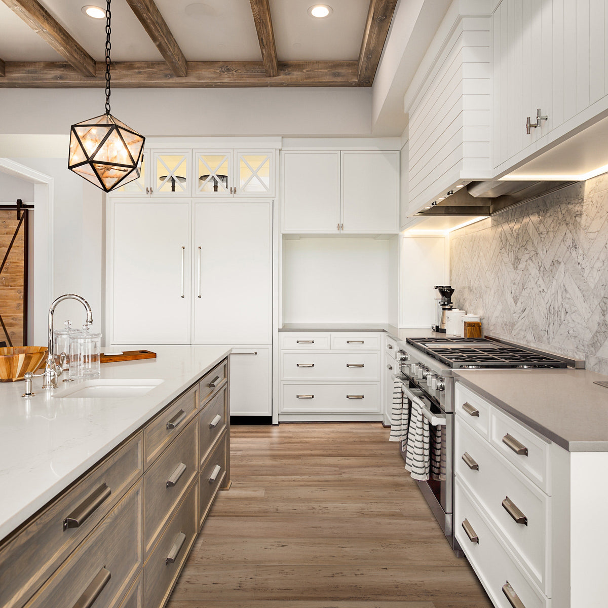 Cali Bamboo Fossilized Savanna Bamboo 5.31-in W x 9/16-in T Distressed Engineered Hardwood Flooring (21.5-sq ft/Carton)