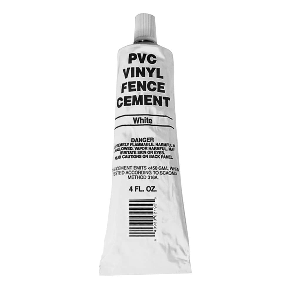 Freedom 6.375-in Clear PVC Vinyl Cement For Vinyl Fence