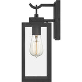 Quoizel Breitling 13.5-in H Matte Black Medium Base (E-26) Outdoor Wall Light