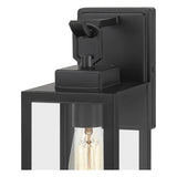 Quoizel Breitling 13.5-in H Matte Black Medium Base (E-26) Outdoor Wall Light