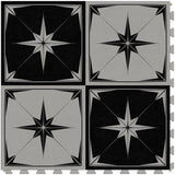 Perfection Floor Tile Geo Collection Astral Gray/Satin 20-in x 20-in Water-Resistant Interlocking Luxury Vinyl Tile Flooring (16.7-sq ft/Carton)