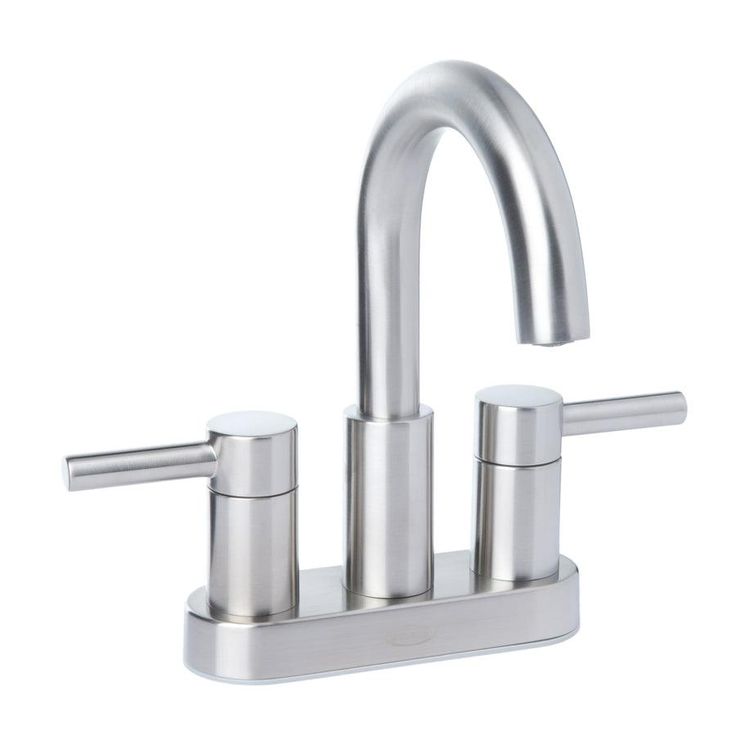 Jacuzzi Duncan Matte Black 2-Handle 4-in Centerset WaterSense Bathroom Sink Faucet with Drain and Deck Plate