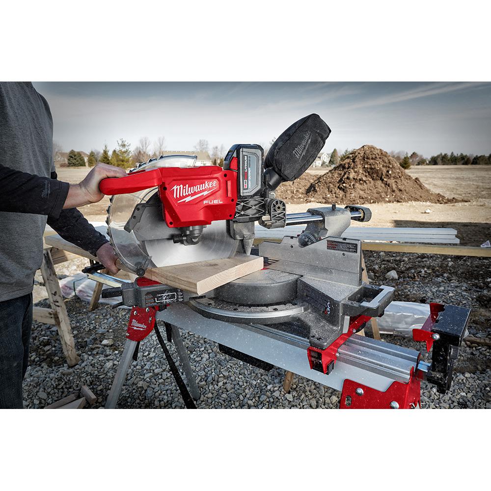 M18 FUEL 18-Volt Lithium-Ion Brushless 12 in. Cordless Dual Bevel Sliding Compound Miter Saw with Jig Saw