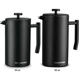 34 oz. Black Stainless Steel French Press
