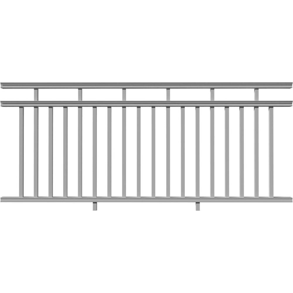 INTEX Providence Three Line Level Rail Kit with Reinforcements 8-ft x 40-in White PVC Deck Rail Kit