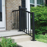 Freedom VersaRail Winchester 6-ft x 36-in Matte Black Aluminum Deck Stair Rail Kit