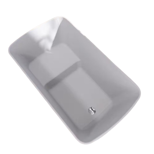 49 in. x 28 in. Soaking Bathtub with Reversible Drain in Gloss White
