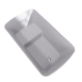 49 in. x 28 in. Soaking Bathtub with Reversible Drain in Gloss White