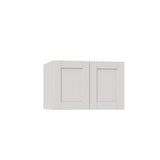 Shaker Assembled 36x20x24 in. Deep Wall Bridge Cabinet in Vanilla White - Super Arbor