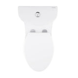 Sublime 1-Piece 0.8/1.28 GPF Dual Flush Elongated Toilet in White - Super Arbor