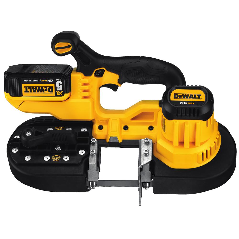 20-Volt MAX Lithium-Ion 32.875 in. Cordless Band Saw Kit with Bonus 20-Volt MAX Lithium-Ion Premium Battery Pack - Super Arbor
