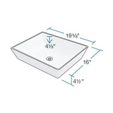 MR Direct Porcelain Vessel Sink in White