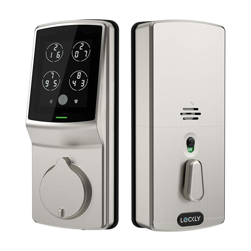 Secure Venetian Bronze Single-Cylinder Smart Alarmed Lock Deadbolt with Keypad, Bluetooth and Discrete PIN Code Input - Super Arbor