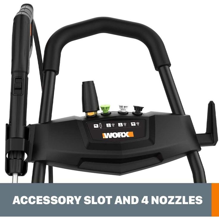 Worx 1600 PSI 1.3 GPM 13 Amp Cold Water Electric Pressure Washer, Portable with Soap Tank